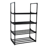 Shoe Rack Multifunctional Multilayer Large Capacity Shoe Shelf for Closet Hallway Bedroom Entryway 1 Column 4 Layers