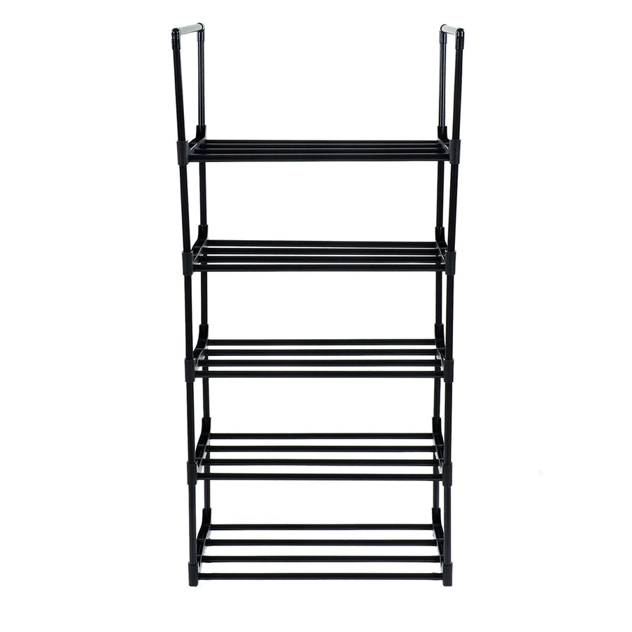 Shoe Rack Multifunctional Multilayer Large Capacity Shoe Shelf for Closet Hallway Bedroom Entryway 1 Column 5 Layers