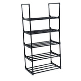 Shoe Rack Multifunctional Multilayer Large Capacity Shoe Shelf for Closet Hallway Bedroom Entryway 1 Column 5 Layers