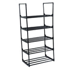 Shoe Rack Multifunctional Multilayer Large Capacity Shoe Shelf for Closet Hallway Bedroom Entryway 1 Column 5 Layers
