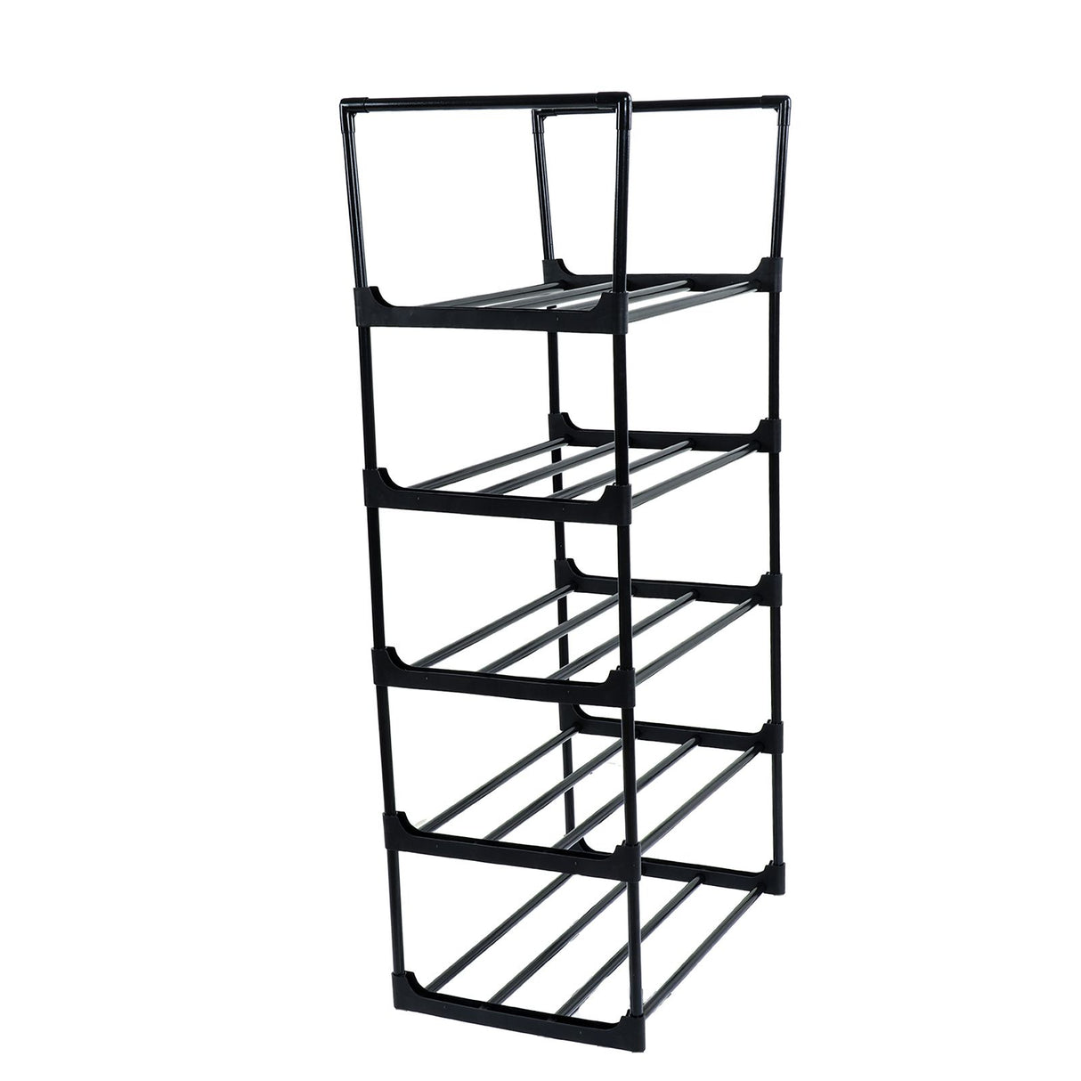 Shoe Rack Multifunctional Multilayer Large Capacity Shoe Shelf for Closet Hallway Bedroom Entryway 1 Column 5 Layers