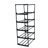 Shoe Rack Multifunctional Multilayer Large Capacity Shoe Shelf for Closet Hallway Bedroom Entryway 1 Column 5 Layers