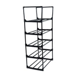 Shoe Rack Multifunctional Multilayer Large Capacity Shoe Shelf for Closet Hallway Bedroom Entryway 1 Column 5 Layers