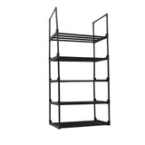Shoe Rack Multifunctional Multilayer Large Capacity Shoe Shelf for Closet Hallway Bedroom Entryway 1 Column 5 Layers