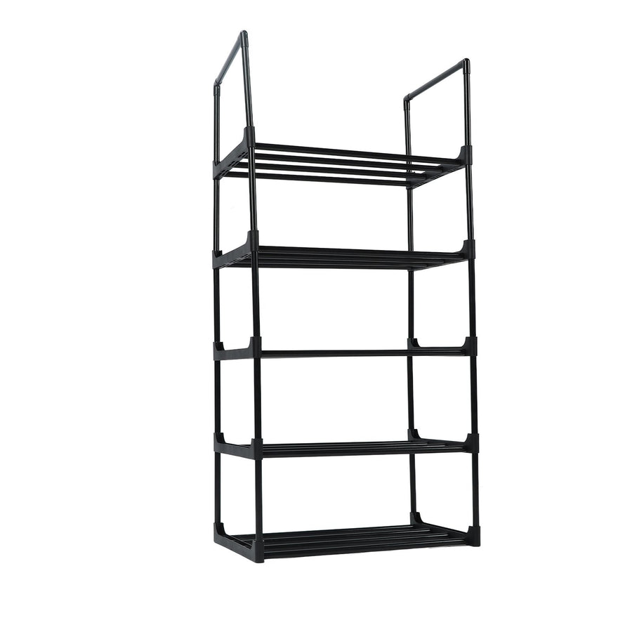 Shoe Rack Multifunctional Multilayer Large Capacity Shoe Shelf for Closet Hallway Bedroom Entryway 1 Column 5 Layers