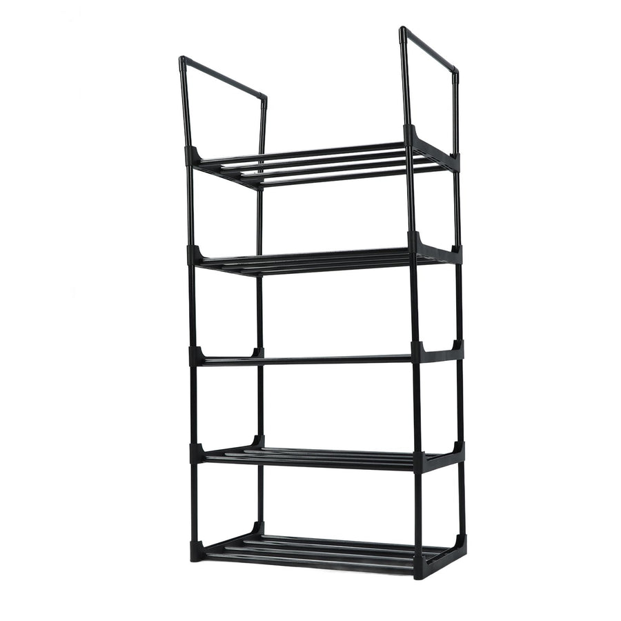 Shoe Rack Multifunctional Multilayer Large Capacity Shoe Shelf for Closet Hallway Bedroom Entryway 1 Column 5 Layers