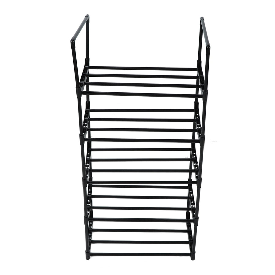 Shoe Rack Multifunctional Multilayer Large Capacity Shoe Shelf for Closet Hallway Bedroom Entryway 1 Column 5 Layers