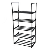 Shoe Rack Multifunctional Multilayer Large Capacity Shoe Shelf for Closet Hallway Bedroom Entryway 1 Column 5 Layers