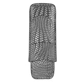 Cigar Case Holder Elegant Vintage Style Woven Pattern Leather Portable 2 Holder Cigar Case Silver - Extra Image
