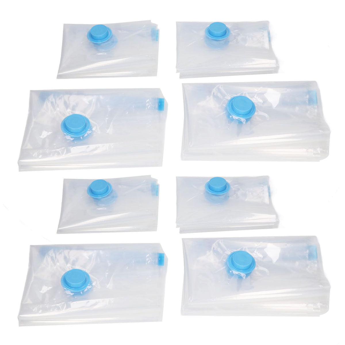 8Pcs Vacuum Compression Bag with 1 Manual Vacuum Air Pump Vacuum Compression Bag Kit