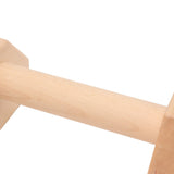 2pcs Wooden Push Up Handles Anti Slip Pushup Bar Handstand Parallettes Bars for Indoor Outdoor 30cm / 11.8in