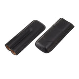 Cigar Case Elegant Vintage Hand Crafted Slim Portable 2 Fingers Cigar Holder for Travel Party Business Black
