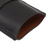 Cigar Case Elegant Vintage Hand Crafted Slim Portable 2 Fingers Cigar Holder for Travel Party Business Black