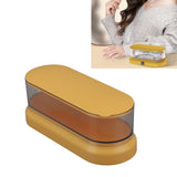 Mini Cleaning Machine Low Noise Portable Ultrasound Cleaner for Jewelry Glasses Makeup Brush Yellow - Extra Image