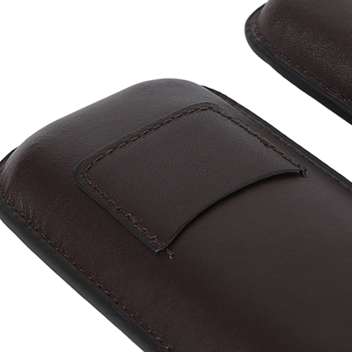 2 Finger Travel Cigar Holder Wearproof Portable Fashion Ventilate Leather Cigar Case with Cutter for Business