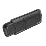 2 Finger Cigar Holder Elegant No Fading 2 Finger Leather Portable Cigar Case for Travel