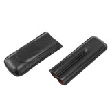 2 Finger Cigar Holder Elegant No Fading 2 Finger Leather Portable Cigar Case for Travel - Extra Image