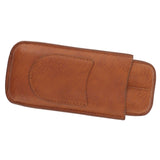 Cigar Carrying Case Portable Leather Small Cigar Humidor Case Holder for Birthday Gift - Top-Down View