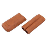 Cigar Carrying Case Portable Leather Small Cigar Humidor Case Holder for Birthday Gift