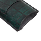 2 Finger Cigar Case Waterproof Portable Artificial Leather Cigar Case Box for Men Office Business - Extra Image