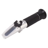 Handheld Refractometer 1.000 to 1.130 SG 0 to 32 Brix Sugar Alcohol Meter with Auto Temp Compensation for Beer Fruit