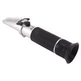 Handheld Refractometer 1.000 to 1.130 SG 0 to 32 Brix Sugar Alcohol Meter with Auto Temp Compensation for Beer Fruit