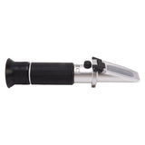 Handheld Refractometer 1.000 to 1.130 SG 0 to 32 Brix Sugar Alcohol Meter with Auto Temp Compensation for Beer Fruit
