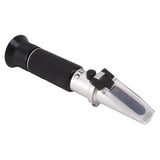 Handheld Refractometer 1.000 to 1.130 SG 0 to 32 Brix Sugar Alcohol Meter with Auto Temp Compensation for Beer Fruit