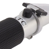 Handheld Refractometer 1.000 to 1.130 SG 0 to 32 Brix Sugar Alcohol Meter with Auto Temp Compensation for Beer Fruit - Extra Image