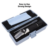 Clinical Refractometer Copper Automatic Temperature Compensation Urine Specific Gravity Refractometer for Home - Top-Down View