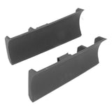2pcs Snow Plow Shoe Accessories Shoe Ornaments Classic Shoe Ornaments Attachment for Indoor Outdoor Grey - Front View