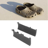 2pcs Snow Plow Shoe Accessories Shoe Ornaments Classic Shoe Ornaments Attachment for Indoor Outdoor Grey - Extra Image