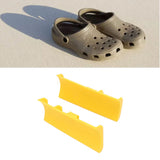 2pcs Snow Plow Shoe Accessories Shoe Ornaments Classic Shoe Ornaments Attachment for Indoor Outdoor Yellow