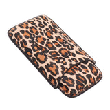 Cigar Case Portable Travel Humidor Case 3 Finger Cigar Carrying Case With Moisturize Function