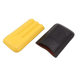 Cigars Leather Cigar Case Portable Cigar Holder Light Weight 3 Holder Cigar Case for Traveling Home