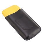 Cigars Leather Cigar Case Portable Cigar Holder Light Weight 3 Holder Cigar Case for Traveling Home