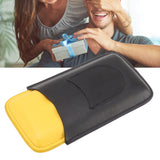 Cigars Leather Cigar Case Portable Cigar Holder Light Weight 3 Holder Cigar Case for Traveling Home - Extra Image