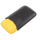 Cigars Leather Cigar Case Portable Cigar Holder Light Weight 3 Holder Cigar Case for Traveling Home