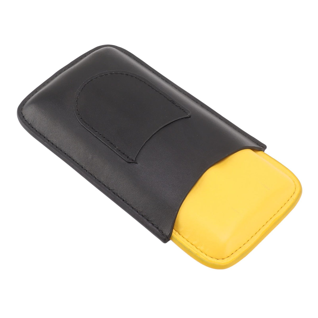 Cigars Leather Cigar Case Portable Cigar Holder Light Weight 3 Holder Cigar Case for Traveling Home