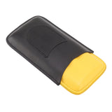 Cigars Leather Cigar Case Portable Cigar Holder Light Weight 3 Holder Cigar Case for Traveling Home