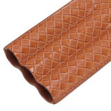 3 Sticks Portable Cigar Case Leather Cigar Humidors Travel Moisturizer Cigar Case for Men Gifts Aurantium - Extra Image
