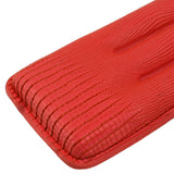Cigar Holder Portable Moisturizing Comfortable Touch Colorfast Precise Stitching Travel Cigar Case for Men Red - Extra Image
