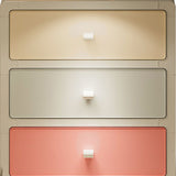 Home Storage Cabinet PP Macaron Color Large Capacity Multi Layer Drawer Storage Cabinet for Bedroom Office 3 Layer - Extra Image