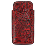 Travel Cigar Case Leather Soft Touch Fashion Appearance Portable Cigar Pouch for 3 Cigars 66