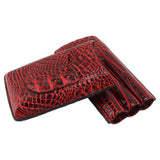 Travel Cigar Case Leather Soft Touch Fashion Appearance Portable Cigar Pouch for 3 Cigars 66
