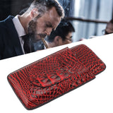 Travel Cigar Case Leather Soft Touch Fashion Appearance Portable Cigar Pouch for 3 Cigars 66 - Extra Image