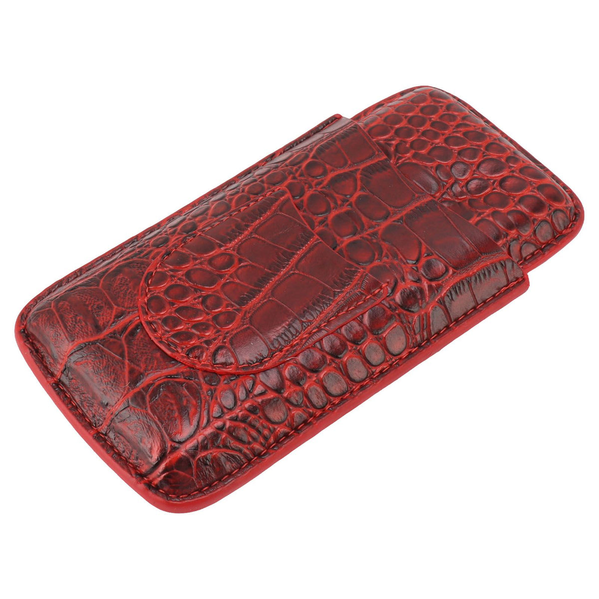 Travel Cigar Case Leather Soft Touch Fashion Appearance Portable Cigar Pouch for 3 Cigars 74
