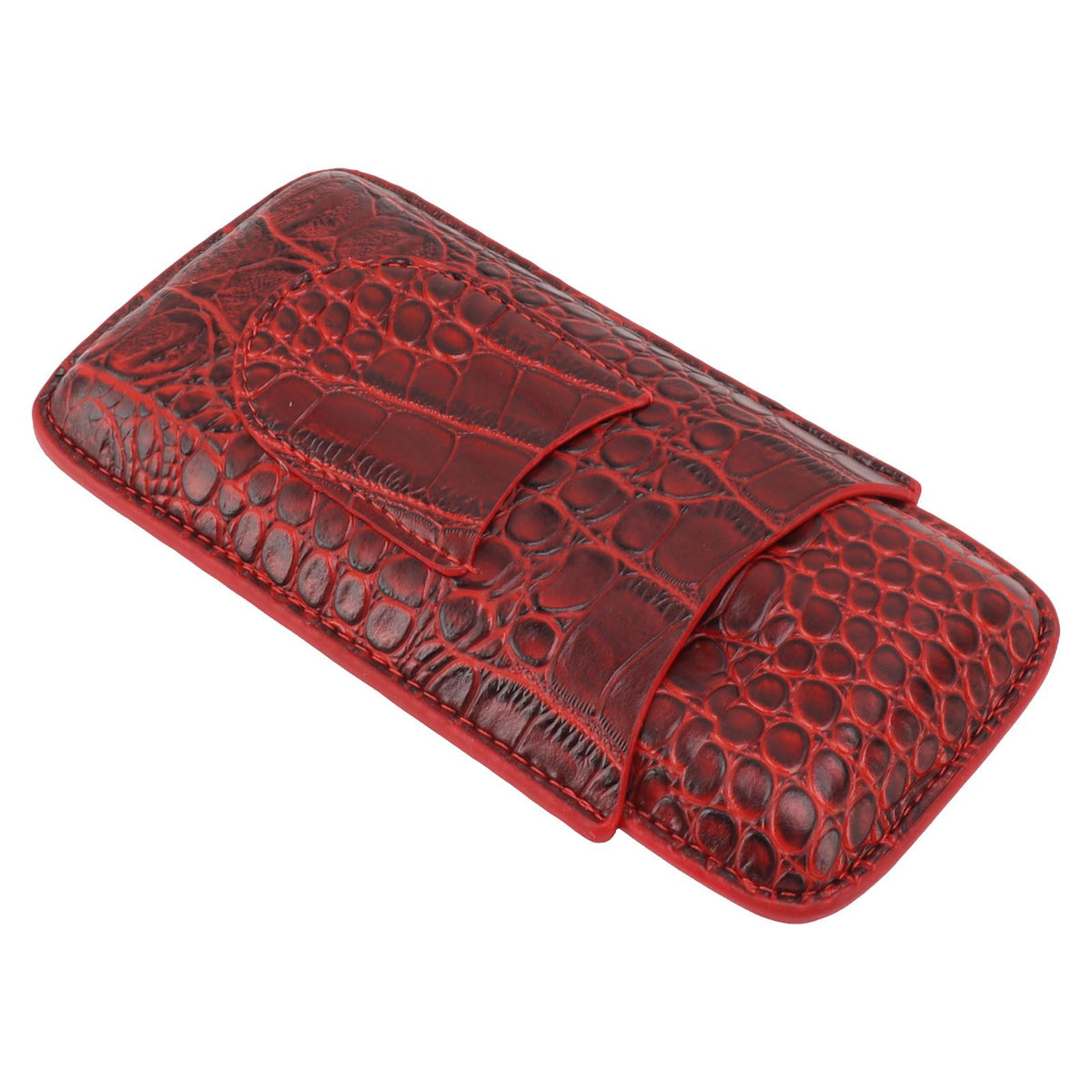 Travel Cigar Case Leather Soft Touch Fashion Appearance Portable Cigar Pouch for 3 Cigars 74