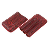 Travel Cigar Case Leather Soft Touch Fashion Appearance Portable Cigar Pouch for 3 Cigars 74