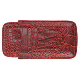 Travel Cigar Case Leather Soft Touch Fashion Appearance Portable Cigar Pouch for 3 Cigars 74